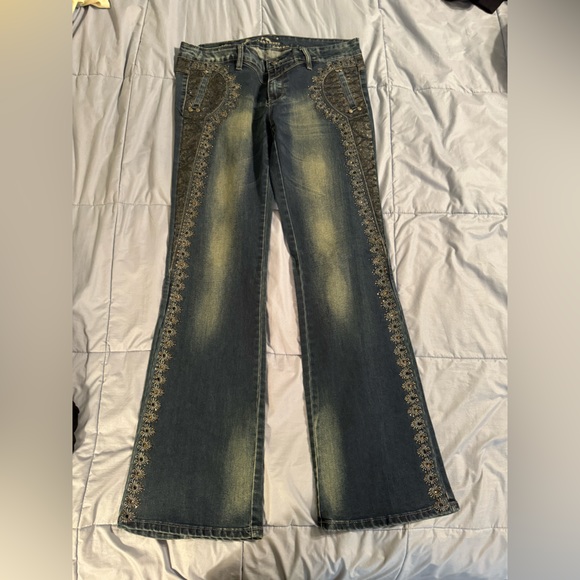 Montana West limited collection bling bootcut jeans - Picture 3 of 15
